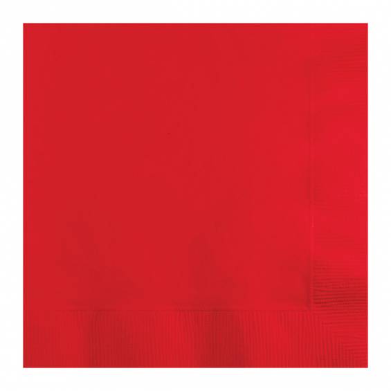 红色午餐纸餐巾-50/CS